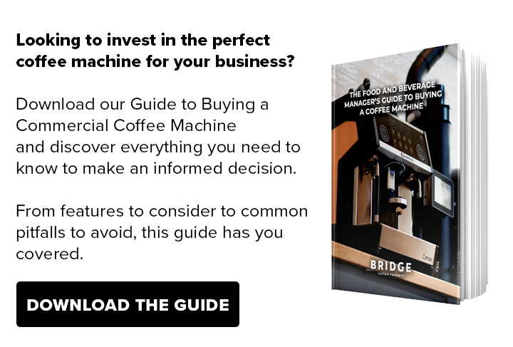 Bridge Coffee F&B guide to buying a coffee machine